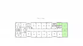 Аренда офиса 108.2 кв.метров, 4 этаж-99. План объекта
