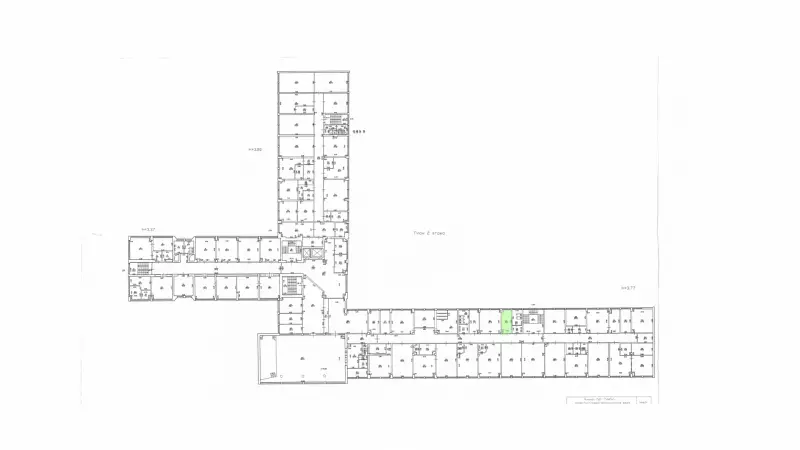 Аренда офиса 18.1 кв.метров, 2 этаж-99. План объекта