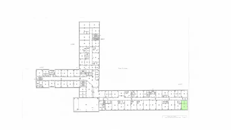 Аренда офиса 49.9 кв.метров, 2 этаж-99. План объекта