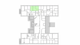 Аренда офиса 50 кв.метров, 1 этаж-99. План объекта