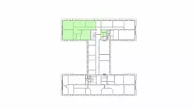 Аренда офиса 198 кв.метров, 3 этаж-99. План объекта