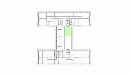 Аренда офиса 50 кв.метров, 3 этаж-99. План объекта