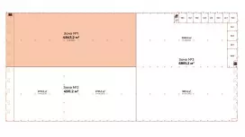 Аренда склада 4850 кв.метров, 1 этаж-99. План объекта
