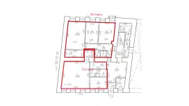 Аренда офиса 68.9 кв.метров, 1 этаж-99. План объекта