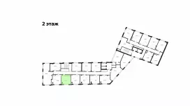 Продажа офиса 26.65 кв.метров, 2 этаж-99. План объекта
