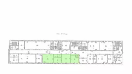 Аренда офиса 143.9 кв.метров, 10 этаж-99. План объекта