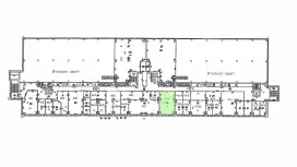 Аренда офиса 56 кв.метров, 4 этаж-99. План объекта