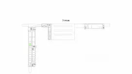Аренда офиса 47.8 кв.метров, 3 этаж-99. План объекта