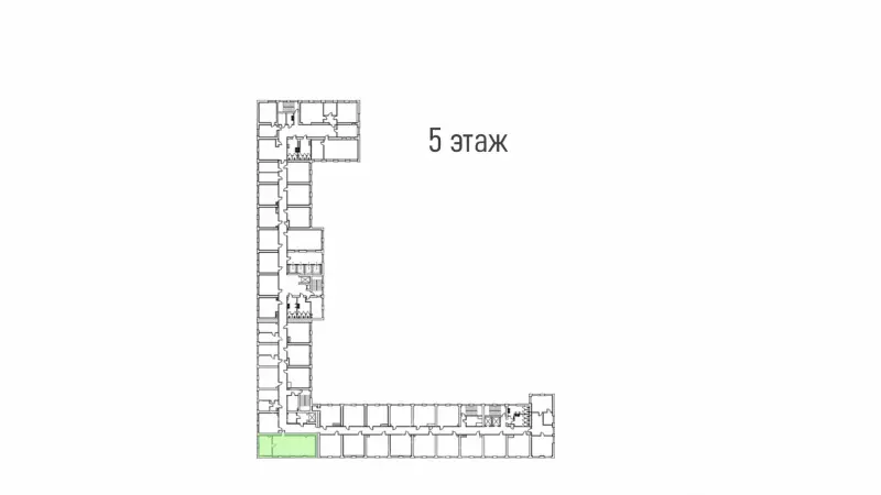Аренда офиса 87 кв.метров, 5 этаж-99. План объекта