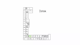 Аренда офиса 35 кв.метров, 3 этаж-99. План объекта