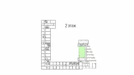 Аренда офиса 337 кв.метров, 2 этаж-99. План объекта