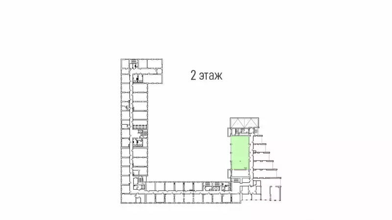 Аренда офиса 337 кв.метров, 2 этаж-99. План объекта