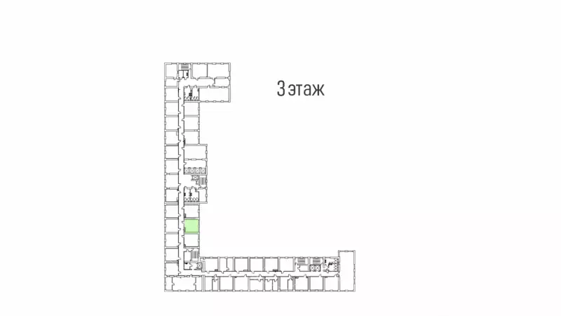 Аренда офиса 33 кв.метров, 3 этаж-99. План объекта