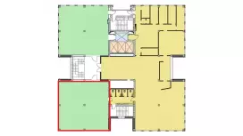 Аренда офиса 148 кв.метров, 2 этаж-99. План объекта