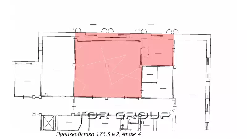 Производство/склад 176 м2-99. План объекта